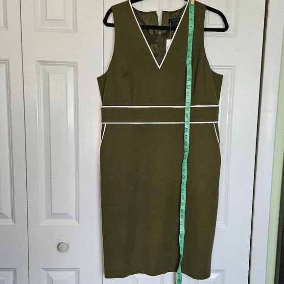 J. Crew Olive Green Sleeveless Dress - Picture 11 of 11